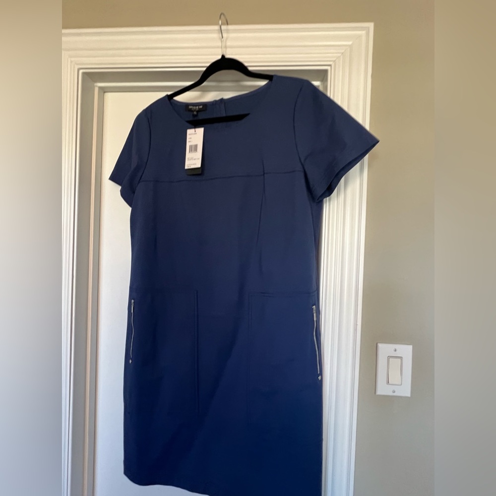 Short sleeve Cotton Sateen Dress